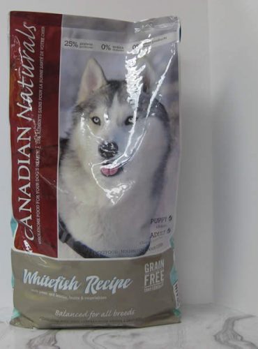 Canadian Naturals Whitefish Recipe Dry Dog Food Telling Tails Pet Supplies Chelmsford Ontario