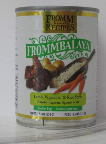 Fromm Canned Frommbalaya Lamb Vegetable Rice Stew Dog Food Telling Tails Pet Supplies Chelmsford Ontario