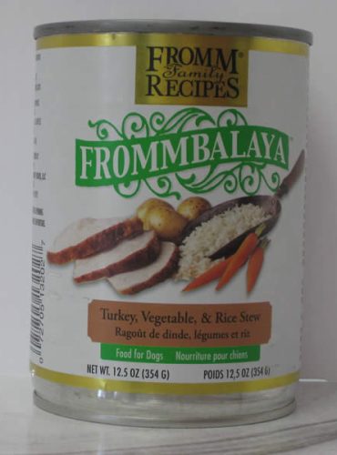 Fromm Canned Frommbalaya Turkey Vegetable Rice Stew Dog Food Telling Tails Pet Supplies Chelmsford Ontario