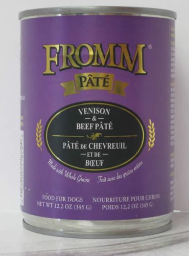 Fromm Canned Venison Beef Pate Dog Food Telling Tails Pet Supplies Chelmsford Ontario