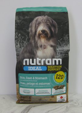 Nutram Ideal Skin Coat Stomach Lamb Meal Brown Rice Recipie Dry Dog Food Telling Tails Pet Supplies Chelmsford Ontario