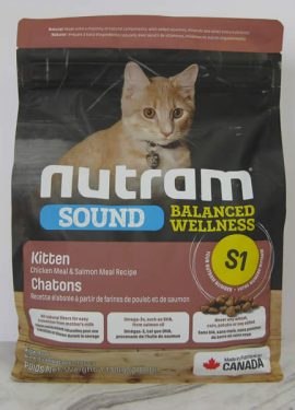 Nutram Sound Kitten Chicken Meal Salmon Meal Recipie Dry Cat Food Telling Tails Pet Supplies Chelmsford Ontario