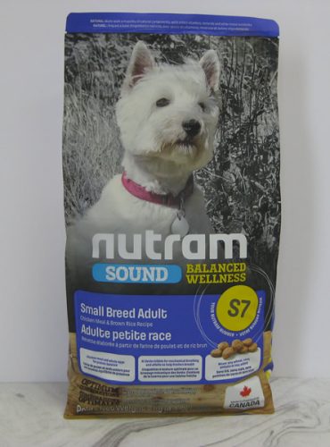 Nutram Sound Small Breed Adult Chicken Meal Brown Rice Recipie Dry Dog Food Telling Tails Pet Supplies Chelmsford Ontario