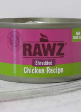 Rawz Canned Shredded Chicken Recipe Cat Food Telling Tails Pet Supplies Chelmsford Ontario