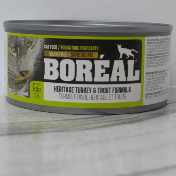 Boreal Canned Heritage Turkey Trout Formula Cat Food Telling Tails Pet-Supplies Chelmsford Ontario