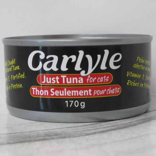 Carlyle Canned Just Tuna Cat Food Telling Tails Pet Supplies Chelmsford Ontario