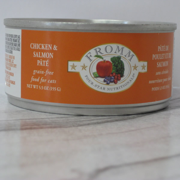 Fromm Four Star Canned Chicken Salmon Pate Cat Food Telling Tails Pet Supplies Chelmsford Ontario