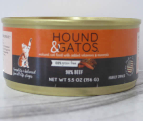 Hound Gatos Canned Beef Cat Food Telling Tails Pet Supplies Chelmsford Ontario
