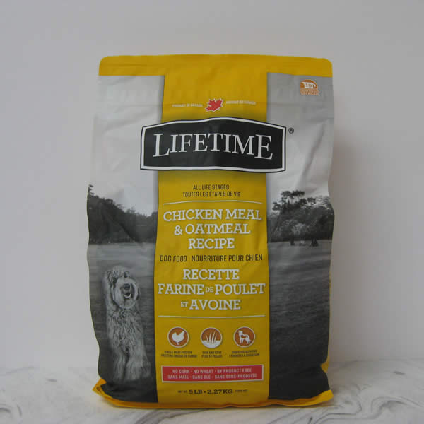 Lifetime Chicken Meal Oatmeal Recipe Dry Dog Food Telling Tails Pet Supplies Chelmsford Ontario