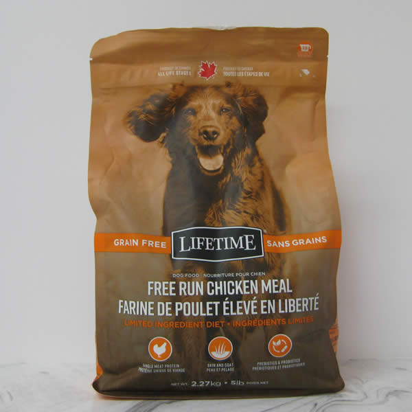 Lifetime Free Run Chicken Meal Grain Free Dry Dog Food Telling Tails Pet Supplies Chelmsford Ontario
