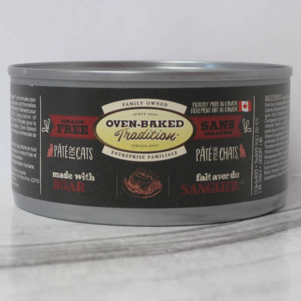 Oven Baked Tradition Canned Boar Formula Cat Food Telling Tails Pet Supplies Chelmsford Ontario