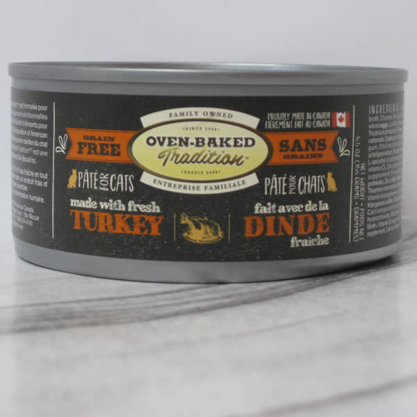 Oven Baked Tradition Canned Turkey Formula Cat Food Telling Tails Pet Supplies Chelmsford Ontario
