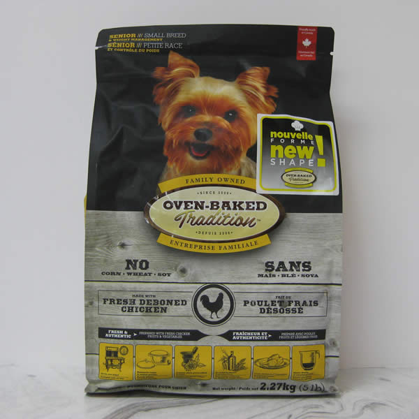 Oven Baked Tradition Small Breed Senior Fresh Deboned Chicken Dry Dog Food Telling Tails Pet Supplies Chelmsford Ontario