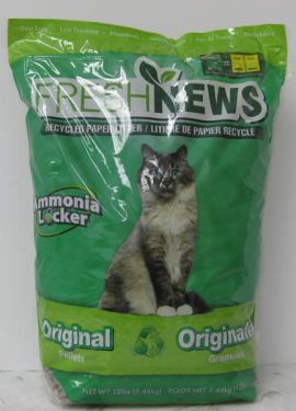 Fresh News Recycled Paper Litter Original Pellets Cat Litter Telling Tails Pet Supplies Chelmsford Ontario
