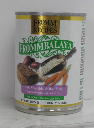 Fromm Canned Frommbalaya Pork Vegetable Rice Stew Dog Food Telling Tails Pet Supplies Chelmsford Ontario