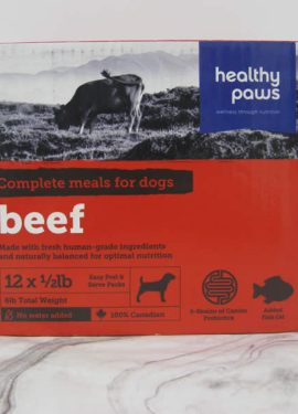 Healthy Paws Complete Diet For Dogs Beef Frozen Pet Food Telling Tails Pet Supplies Chelmsford Ontario