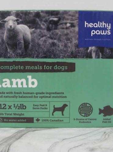 Healthy Paws Complete Diet For Dogs Lamb Frozen Pet Food Telling Tails Pet Supplies Chelmsford Ontario