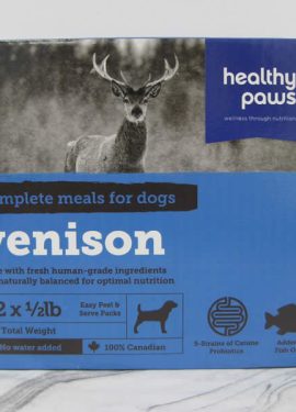 Healthy Paws Complete Diet For Dogs Venison Frozen Pet Food Telling Tails Pet Supplies Chelmsford Ontario