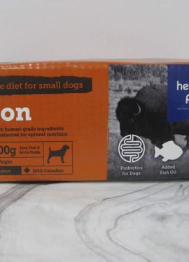 Healthy Paws Complete Diet For Small Dogs Bison Frozen Pet Food Telling Tails Pet Supplies Chelmsford Ontario
