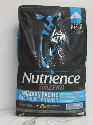 Nutrience Sub Zero Canadian Pacific Salmon Herring Hake Sole Cod Flounder Dry Dog Food Telling Tails Pet Supplies Chelmsford Ontario