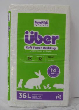 Pets Pick Uber Soft Paper Bedding White Small Animal Bedding Telling Tails Pet Supplies Chelmsford Ontario