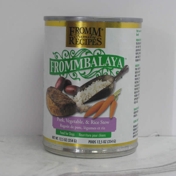 Fromm Canned Frommbalaya Pork Vegetable Rice Stew Dog Food Telling Tails Pet Supplies Chelmsford Ontario