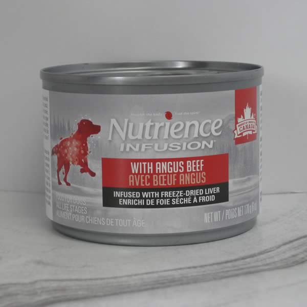 Nutrience Infusion Canned Angus Beef Dog Food Telling Tails Pet Supplies Chelmsford Ontario