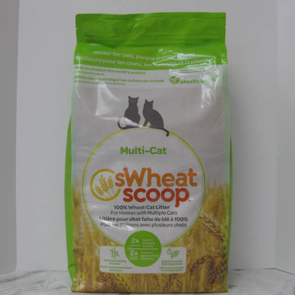 Sweat Scoop Multi Cat Wheat Cat Litter fast Clumping Cat Litter Telling Tails Pet Supplies Chelmsford Ontario