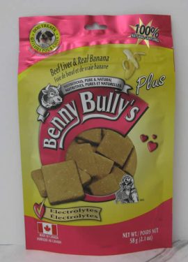 Benny Bullys Beef Liver Real Banana Dog Treats Pet Food Telling Tails Pet Supplies Chelmsford Ontario