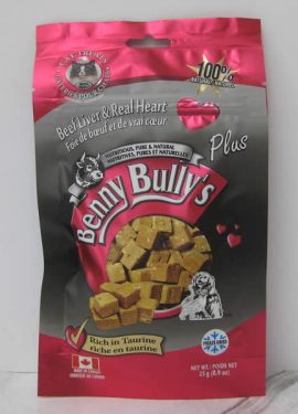 Benny Bullys Beef Liver Real Heart Cat Treats Pet Food Telling Tails Pet Supplies Chelmsford Ontario