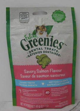Greenies Dental Treats Savory Salmon Flavor Cat Treats Pet Food Telling Tails Pet Supplies Chelmsford Ontario