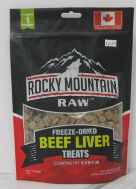 Rocky Mountain Raw Freeze Dried Beef Liver Dog Treats Pet Food Telling Tails Pet Supplies Chelmsford Ontario