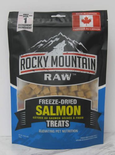 Rocky Mountain Raw Freeze Dried Salmon Dog Treats Pet Food Telling Tails Pet Supplies Chelmsford Ontario