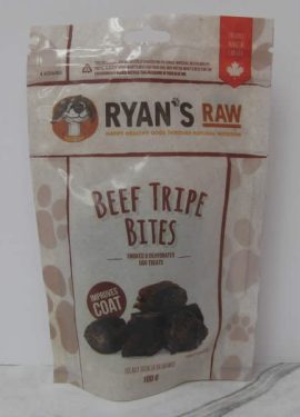 Ryans Raw Beef Tripe Bites Dog Treats Pet Food Telling Tails Pet Supplies Chelmsford Ontario