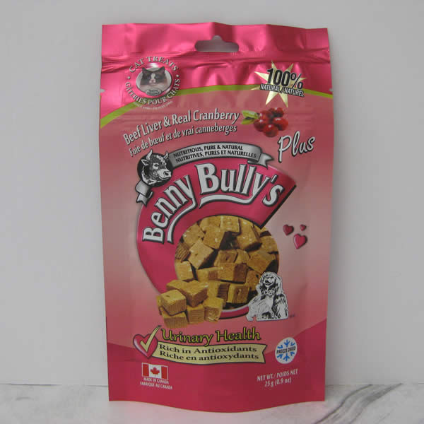 Benny Bullys Beef Liver Real Cranberry Cat Treats Pet Food Telling Tails Pet Supplies Chelmsford Ontario