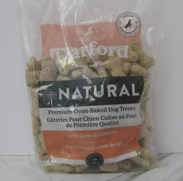 Darford Natural Liver Flaxseed Dog Treats Pet Food Telling Tails Pet Supplies Chelmsford Ontario
