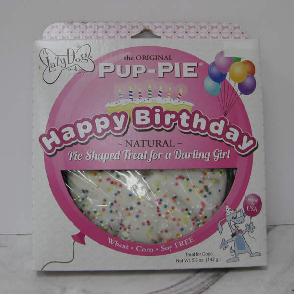 Lazy Dog Pup Pie Happy Birthday Darling Girl Dog Treats Pet Food Telling Tails Pet Supplies Chelmsford Ontario