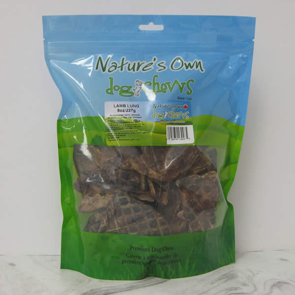 Natures Own Dog Chews Lamb Lung Dog Treats Pet Food Telling Tails Pet Supplies Chelmsford Ontario