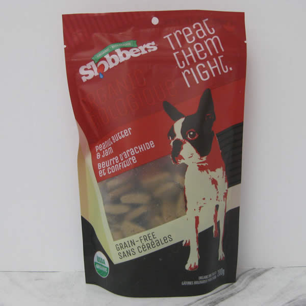 Slobbers Organic Peanut Butter Jam Dog Treats Pet Food Telling Tails Pet Supplies Chelmsford Ontario