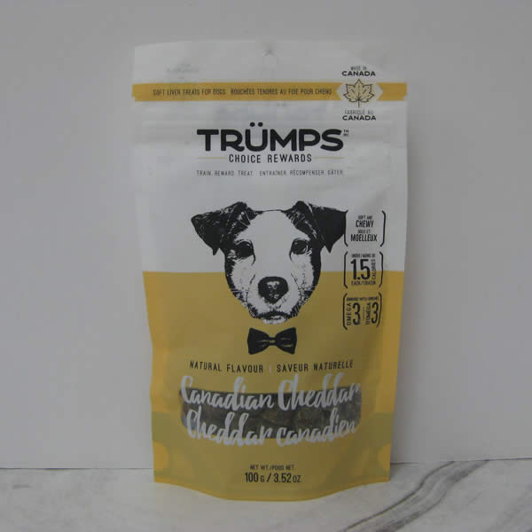 Trumps Choice Rewards Canadian Cheddar Dog Treats Pet Food Telling Tails Pet Supplies Chelmsford Ontario